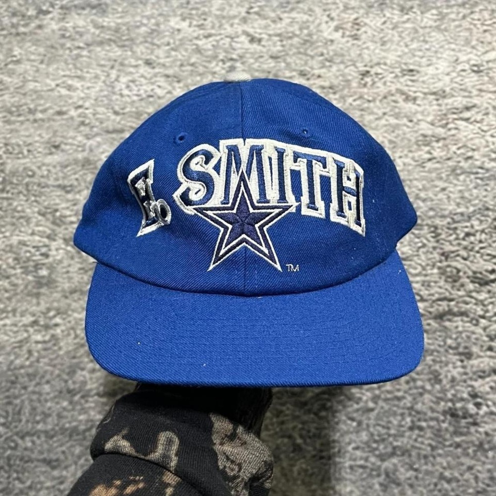 Vintage‎ Dallas Cowboys Emmitt Hat Starter Snapback Hat Blue Adjustable 90s NEW